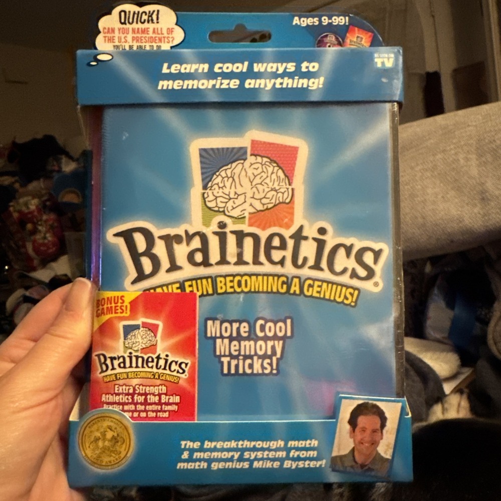 BRAINETICS Fun Genius  DVD Math & More Cool Memory Tricks AGES 9-99 NIP‎